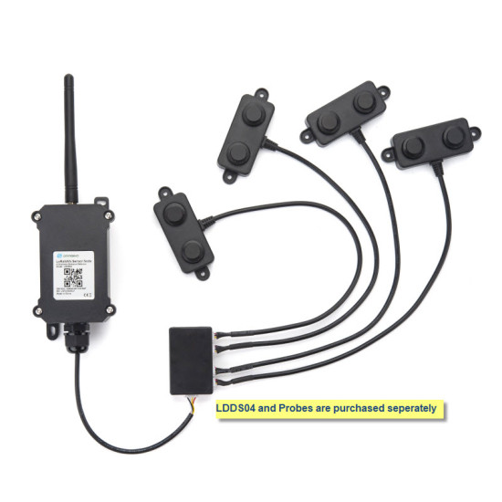 LDDS04-LB LoRaWAN 4 channels Distance Detection Sensor 